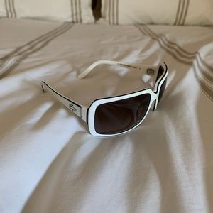 Lacoste Vintage White Sunglasses